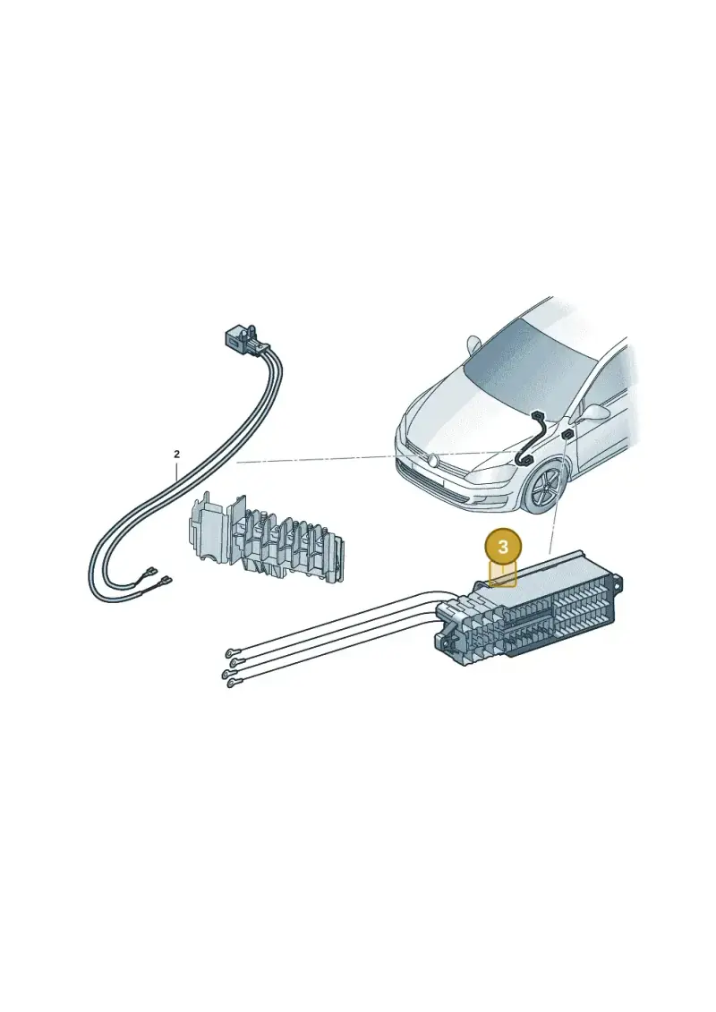 6C1971012A — Volkswagen Polo 1.6 (2020-2022) diagram 62x971070, position 3