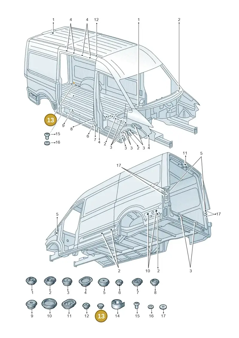 6H0971904 — Volkswagen E-Crafter 35 (2018-2024) diagram 806803360, position 13