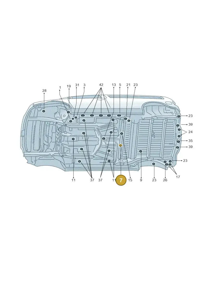 6K0813583 — Volkswagen Caddy kombi (2015-2020) diagram 443803350, position 7