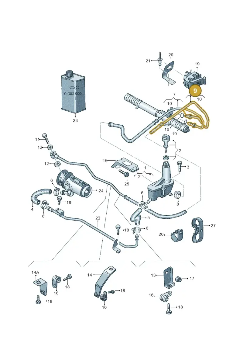6K1422893AL — Volkswagen POLO CLASSIC           06> (2005-) diagram 138422450, position 9