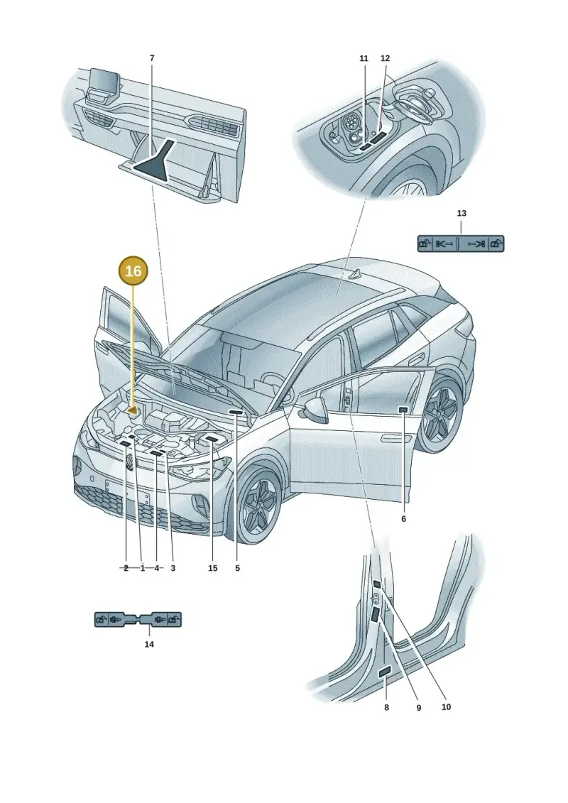 6N0010778L — Volkswagen ID.4 Pro (2020-2023) diagram 11a010000, position 16