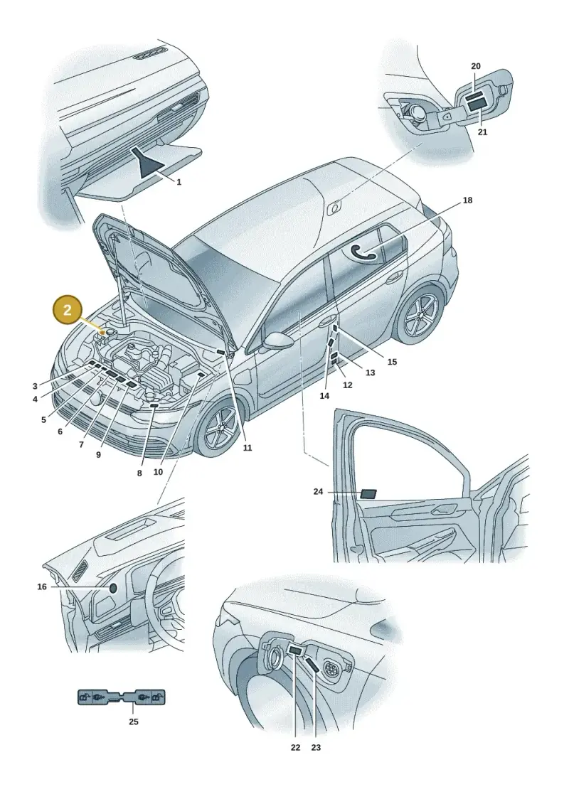 6N0010778L — Volkswagen Golf 2.0 BlueMotion (2019-2024) diagram 5h0010000, position 2
