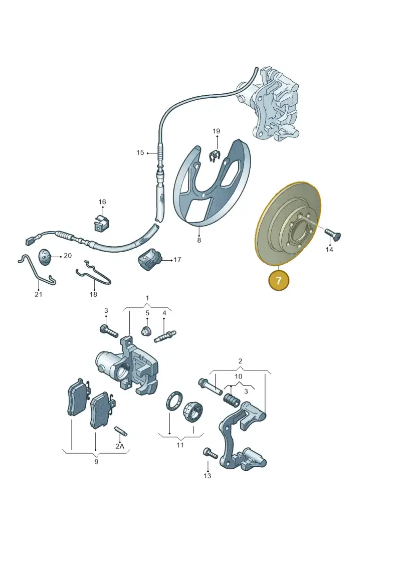 6N0615601A — Volkswagen LUPO/3L TDI (2003-2005) diagram 194615600, position 7