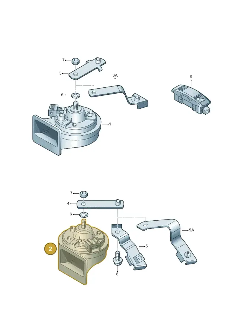 6N0951101L — Volkswagen Golf Brasil       "BR."08> (2007-) diagram 194951200, position 2