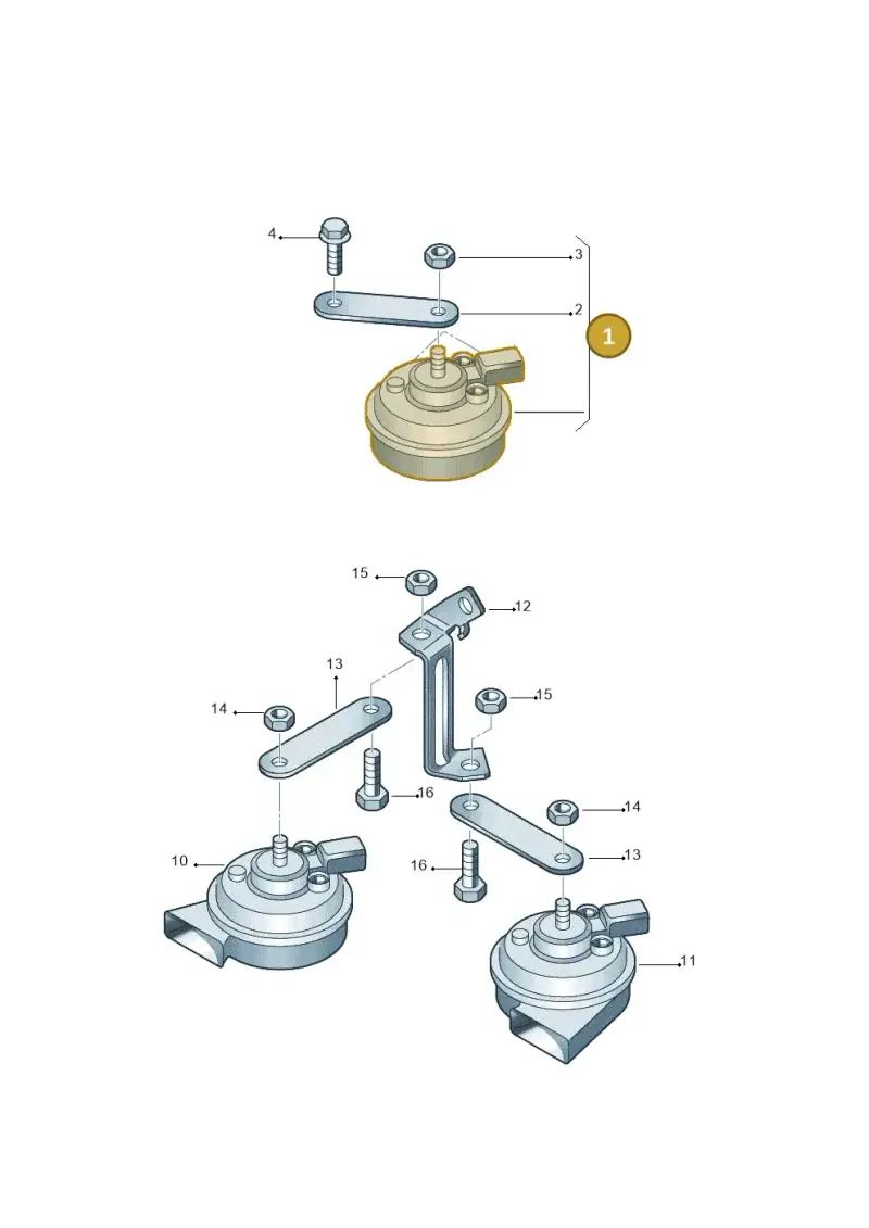 6N0951101L — Volkswagen Polo (2011-2014) diagram 253951000, position 1