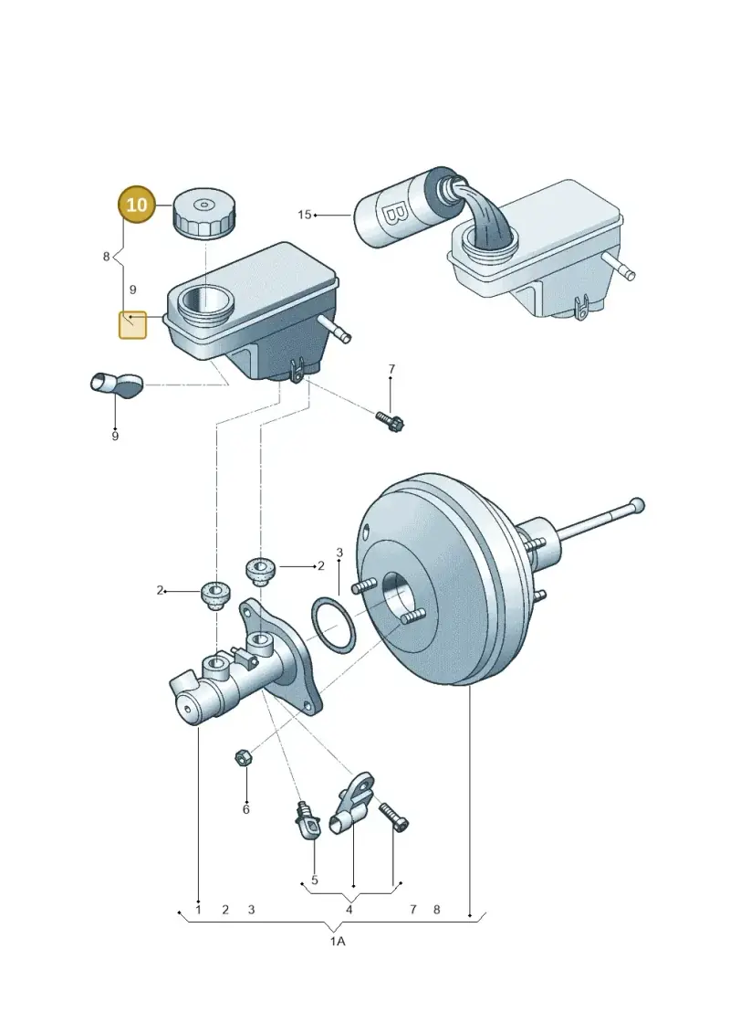 6N1611349B — Volkswagen Up! 1.0 TSI (2013-2017) diagram 559611000, position 10