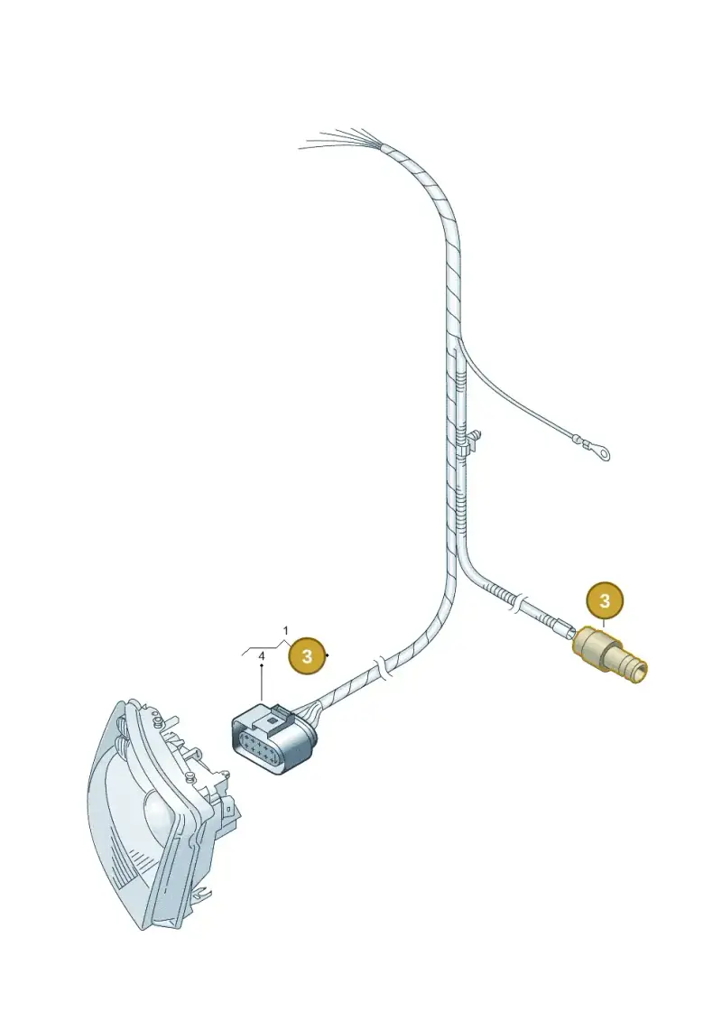 6N2971273A — Volkswagen Sharan (2008-2010) diagram 245971600, position 3