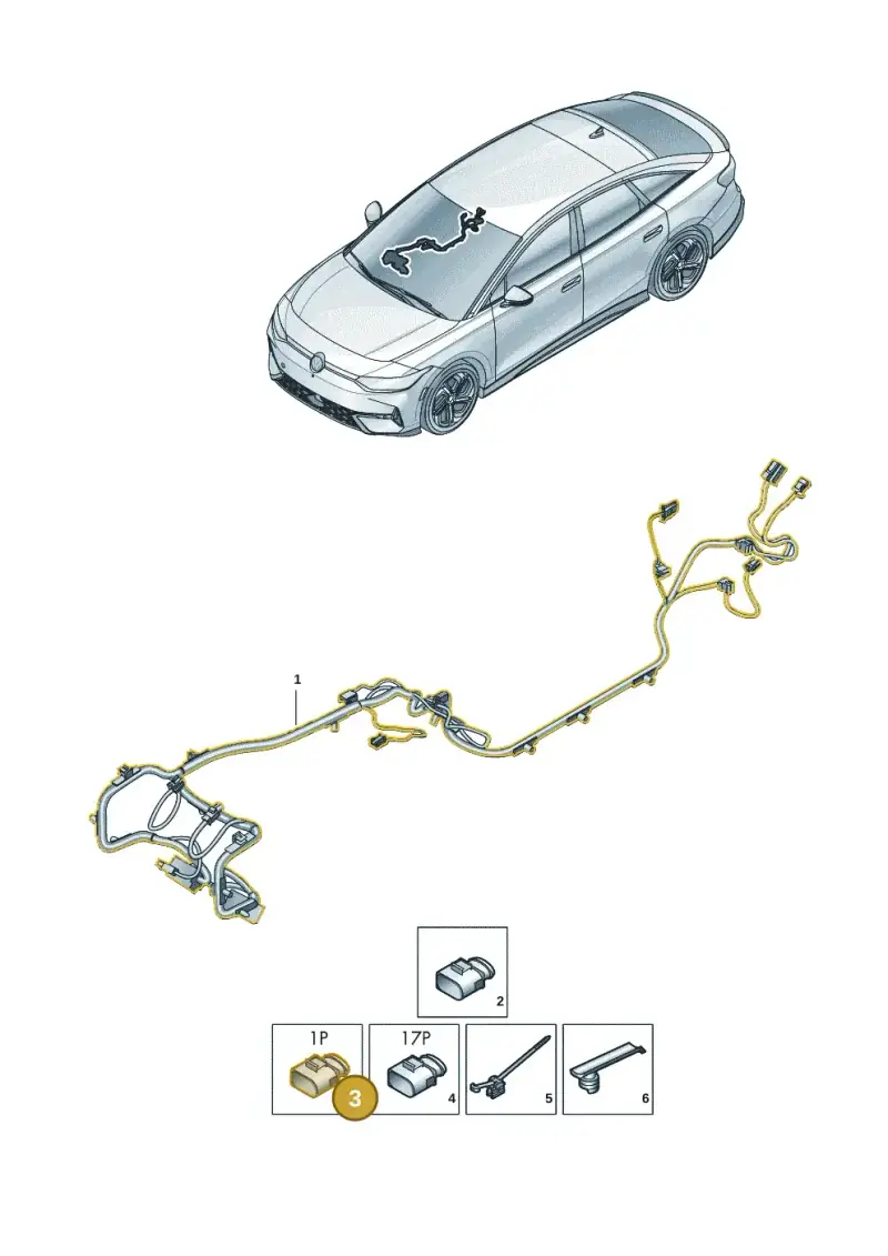 6Q0035575 — Volkswagen ID.7 Limousine Pro (2023-) diagram 14b972170, position 3