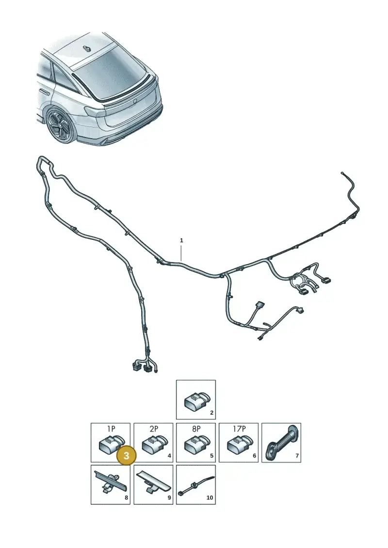 6Q0035575K — Volkswagen ID.7 Limousine Pro (2023-) diagram 14b972810, position 3