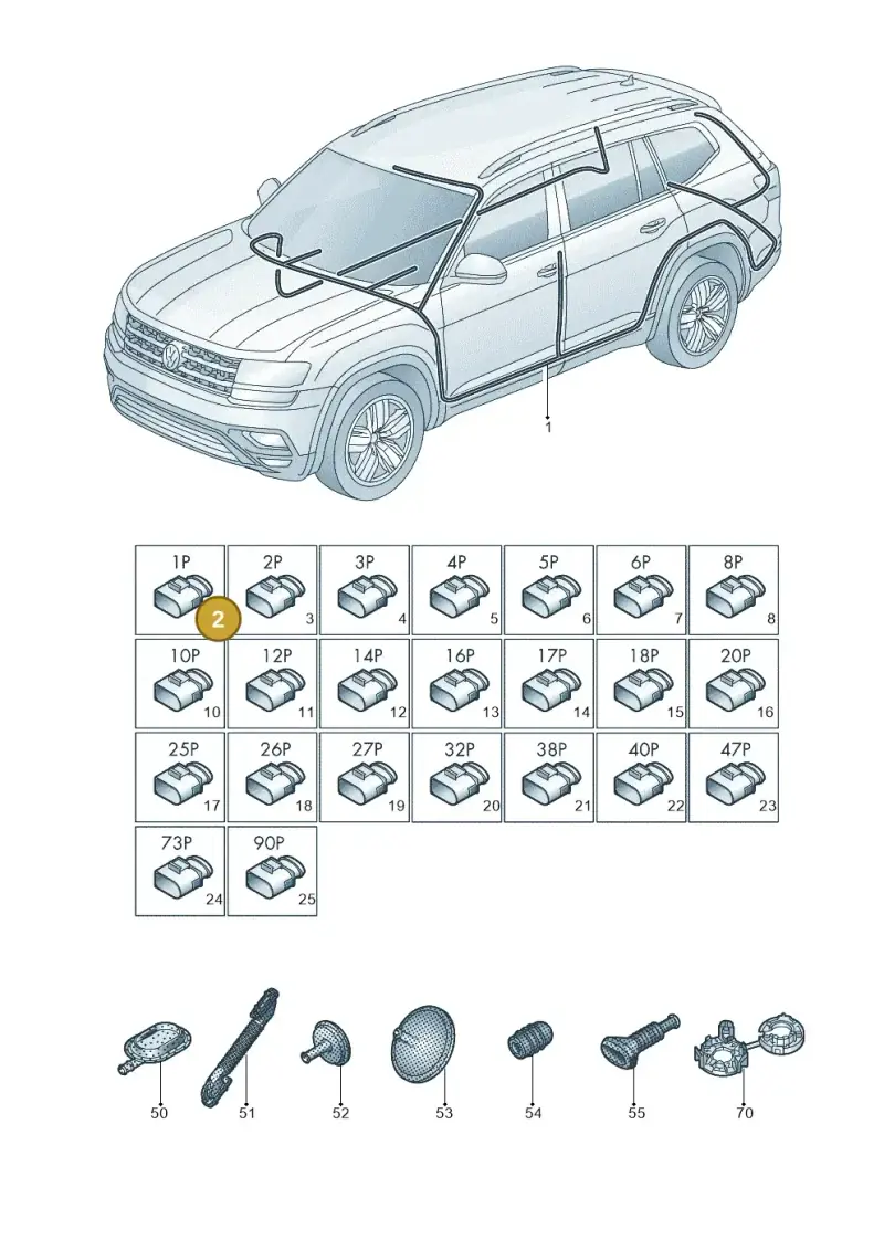 6Q0035576D — Volkswagen Atlas Cross Sport (2023-) diagram 829971900, position 2