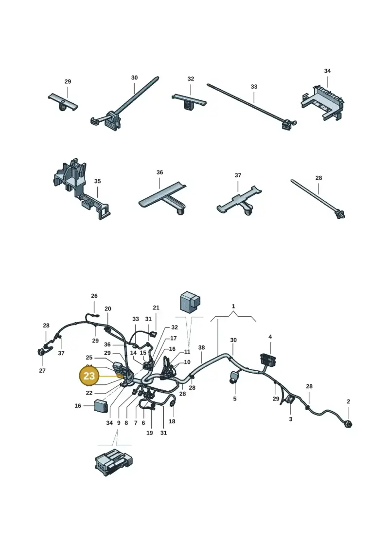 6Q0035576F — Volkswagen Amarok (2022-) diagram 2ha971084, position 23