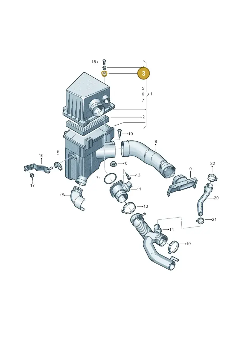 6Q0129669 — SEAT Ibiza (2012-) diagram 225129350, position 3