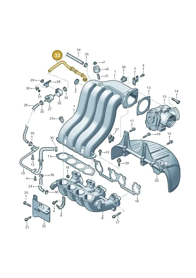 6Q0133366F — Skoda FABIA/COMBI            05> (2004-) diagram 194133270, position 33