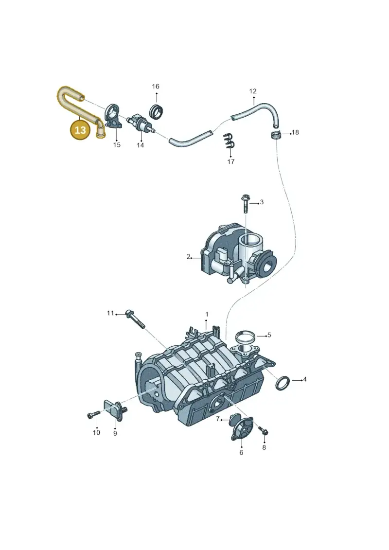 6Q0133366F — Volkswagen Polo (2008-2009) diagram 657133100, position 13