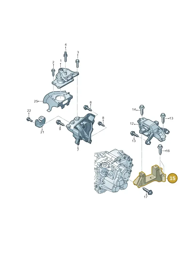 6Q0199111T — Volkswagen Polo 1.4 BlueMotion (2014-2017) diagram 773199260, position 15