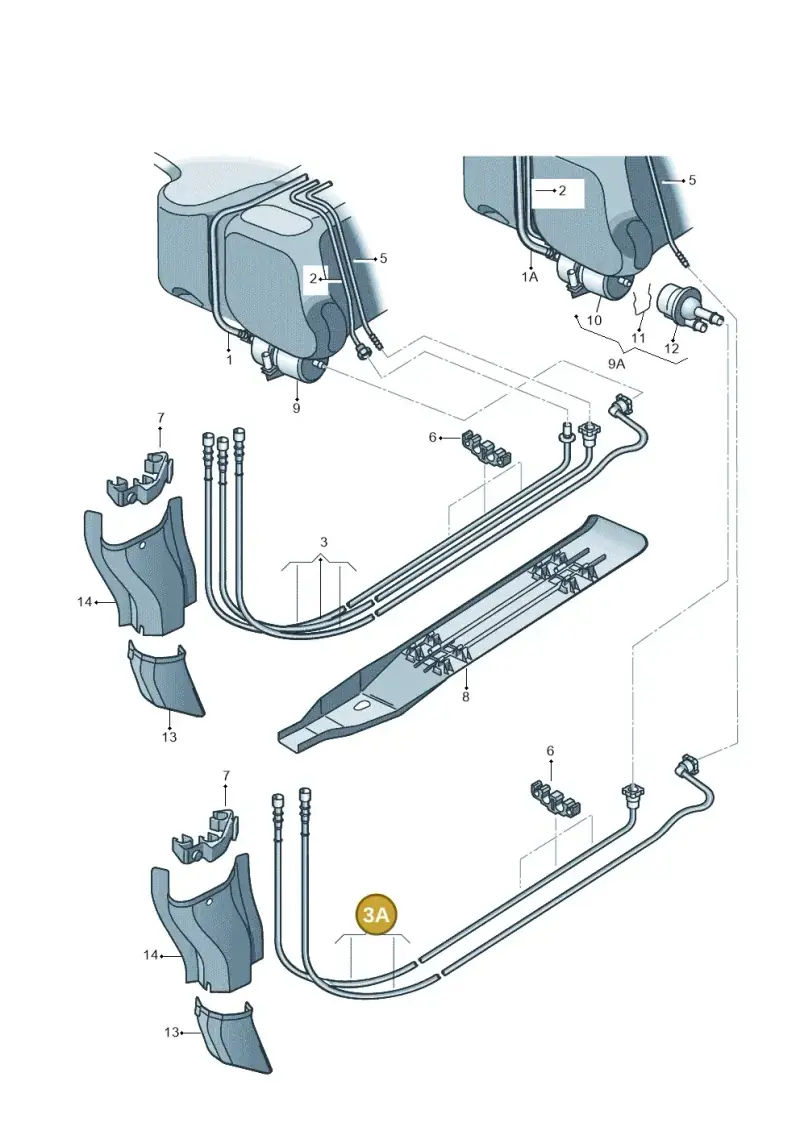6Q0201215 — Volkswagen POLO JIN QIN       "CN"06> (2006-) diagram 225201400, position 3A