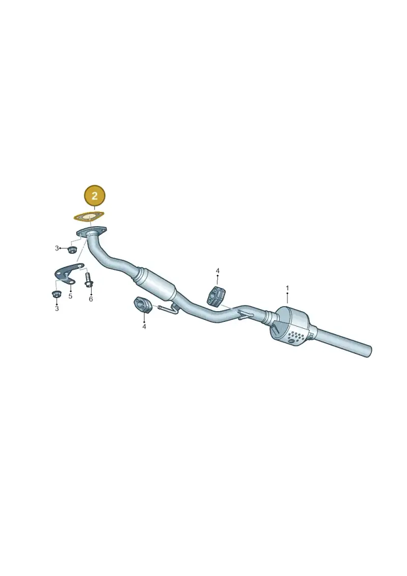 6Q0253115A — Volkswagen Polo (2012-2014) diagram 672253520, position 2