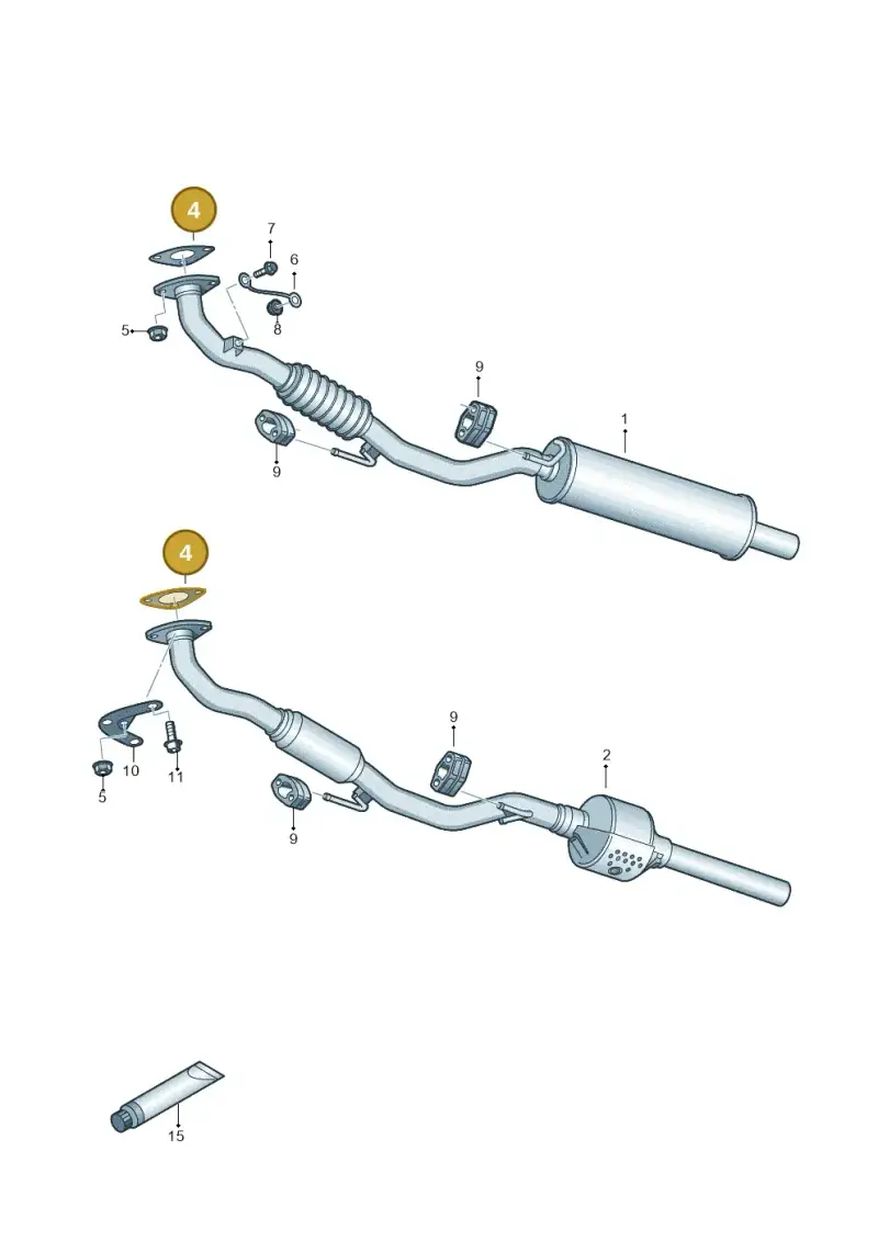 6Q0253115A — Volkswagen Polo (2012-2014) diagram 747253500, position 4