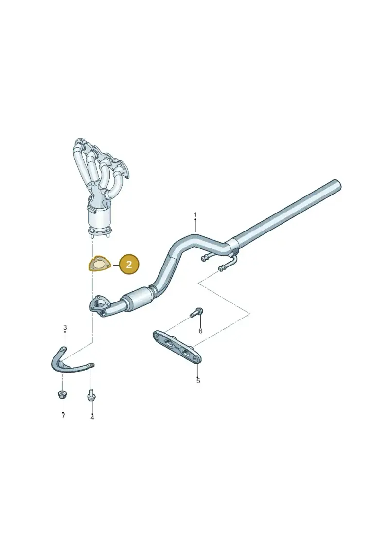 6Q0253115A — Volkswagen Jetta 1.6 (2014-2018) diagram 775253530, position 2