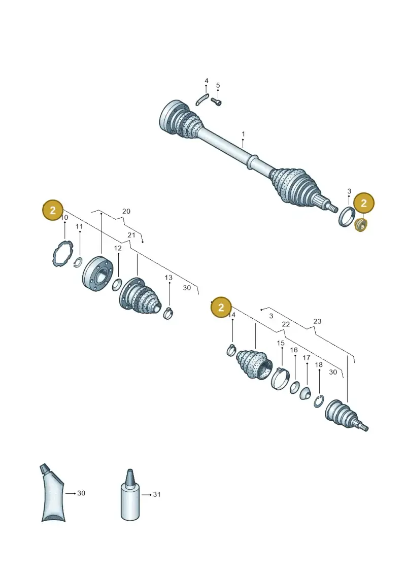 6Q0407396C — Volkswagen Polo (2008-2009) diagram 678407200, position 2