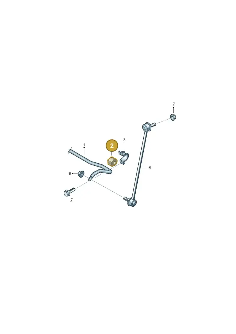 6Q0411314P — Volkswagen Up! 1.0 BlueMotion (2016-2023) diagram 899407250, position 2