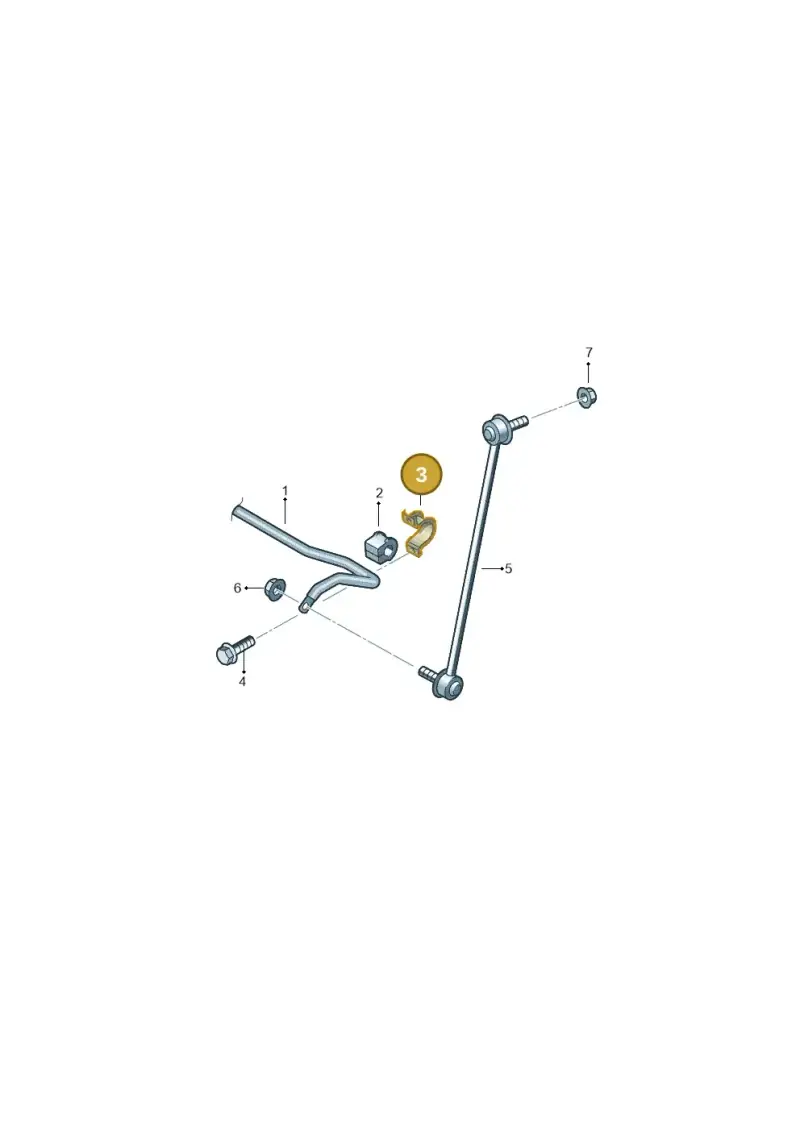 6Q0411334A — Volkswagen Up! 1.0 BlueMotion (2016-2023) diagram 899407250, position 3