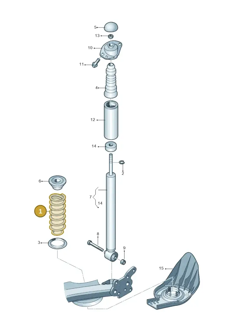 6Q0511115AD — Volkswagen Polo (2011-2014) diagram 194511100, position 1