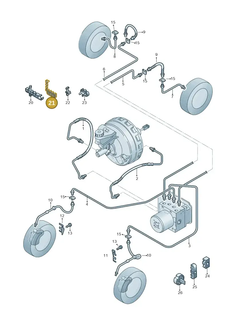 6Q0611797L — Volkswagen Amarok twin cab (2022-) diagram 894611200, position 21