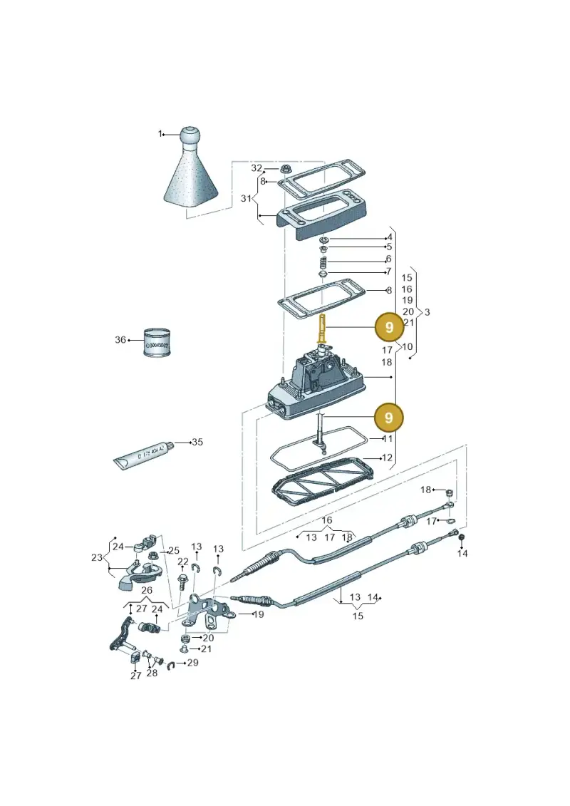 6Q0711116A — Volkswagen POLO HATCH        "BR."07> (2006-) diagram 357711300, position 9