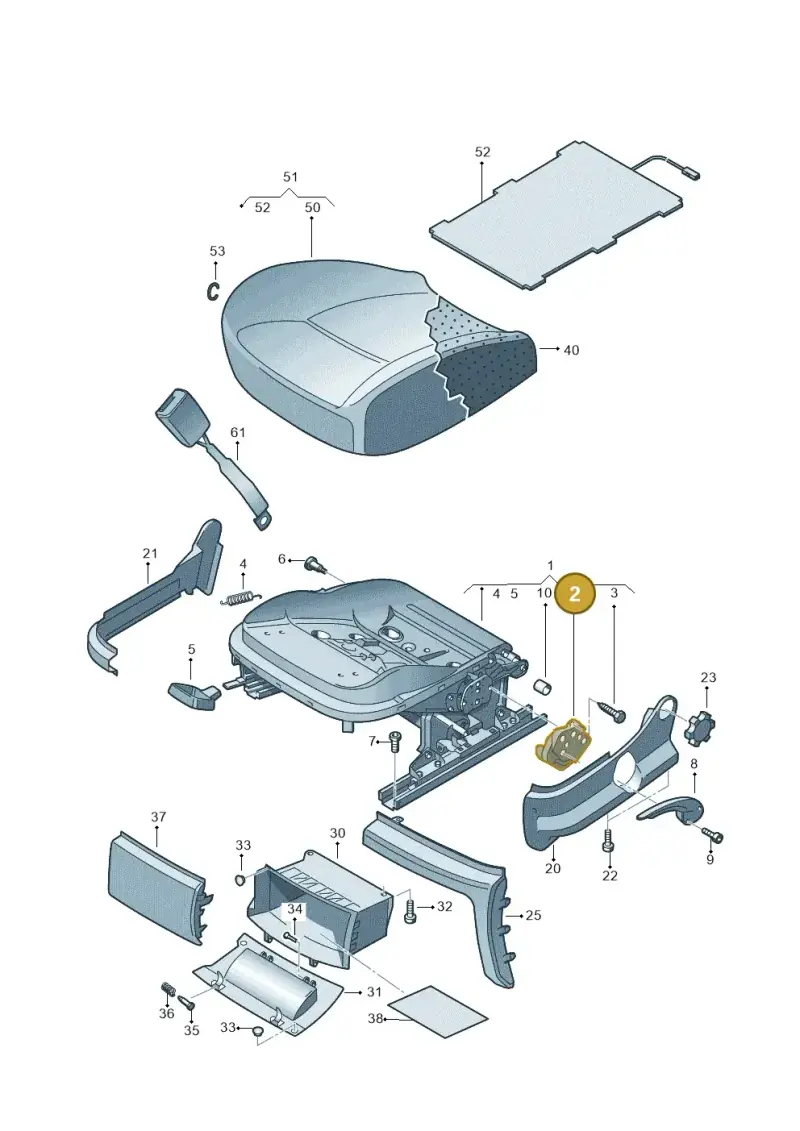 6Q0881053B — Volkswagen Amarok twin cab (2022-) diagram 683881200, position 2