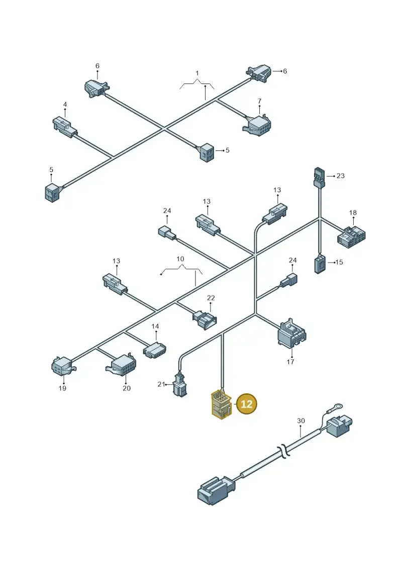 6Q0937711D — Volkswagen BORA-FAW "CN"          06> (2005-) diagram 420972260, position 12