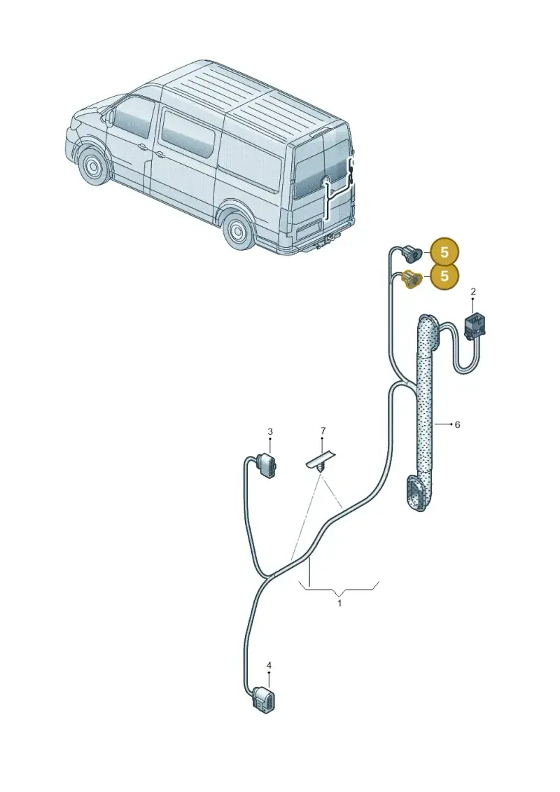 6Q0971701A — Volkswagen E-Crafter 35 (2018-2024) diagram 806972830, position 5