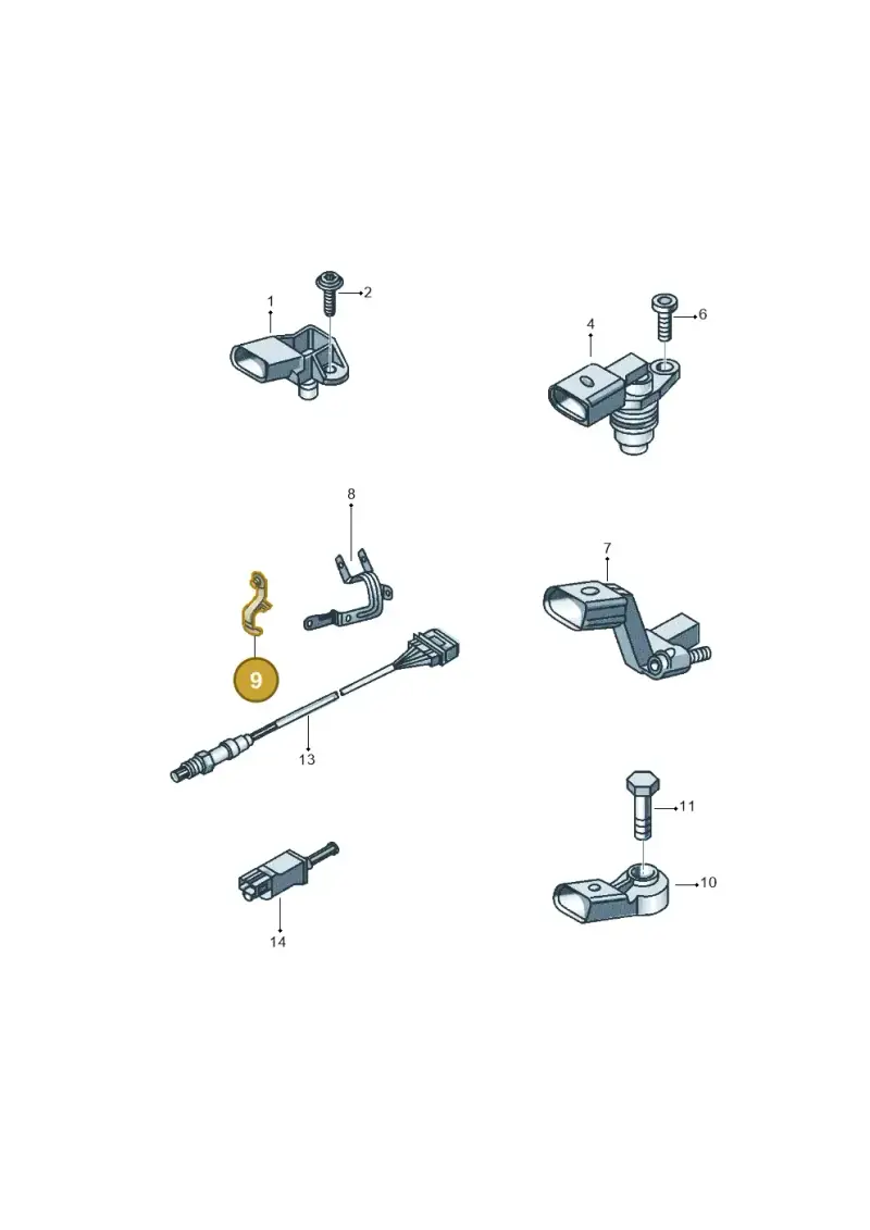 6Q0971848L — Volkswagen Polo (2011-2014) diagram 544906000, position 9