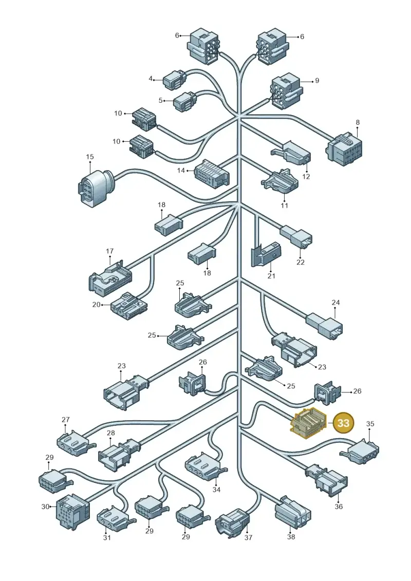 6Q0972714 — Volkswagen Transp. caravelle (2011-2015) diagram 679972810, position 33
