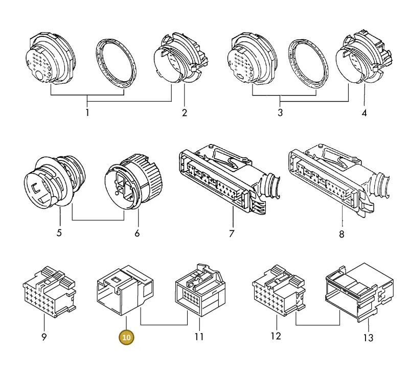 6Q0972737 — Volkswagen 1J0 platform diagram 198972100, position 10