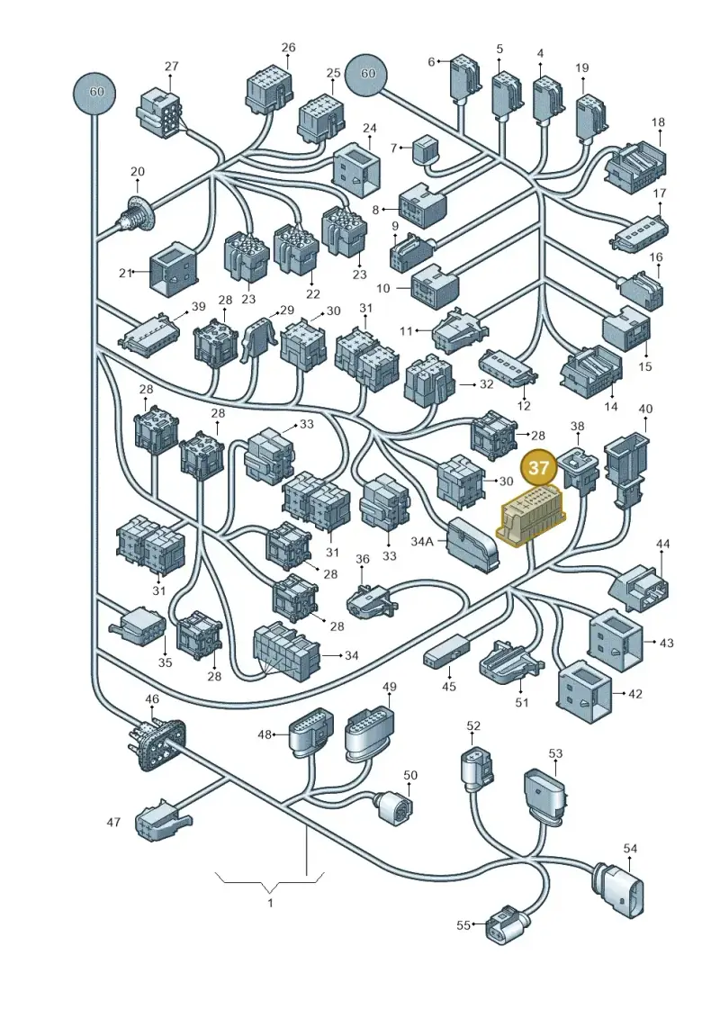 6Q0972777 — Volkswagen Transp. caravelle (2011-2015) diagram 679971810, position 37