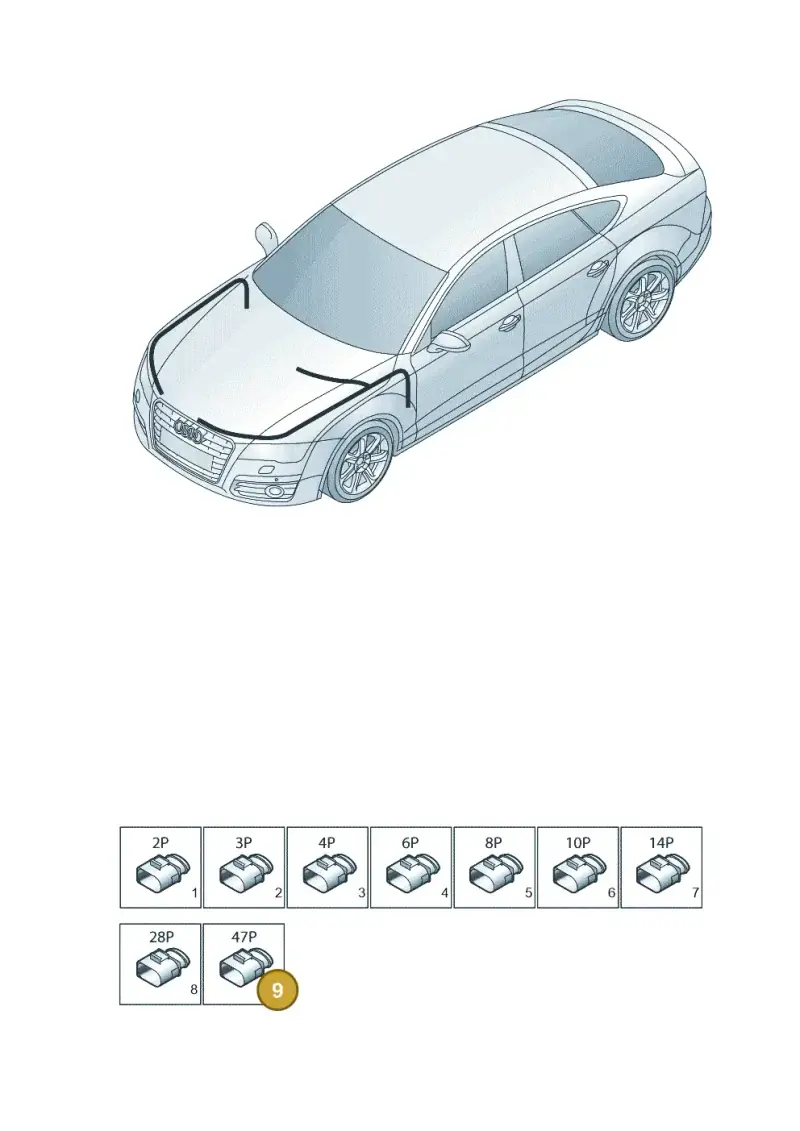 6Q0973047 — Audi RS7 Sportback (2013-2018) diagram 765971810, position 9