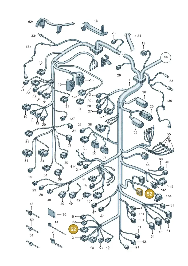 6Q0973704A — SEAT Ibiza (2012-) diagram 639971800, position 52