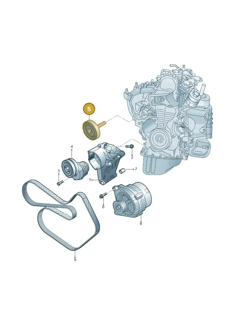 6QD145276 — Volkswagen Lavida (2012-2021) diagram 640903150, position 5