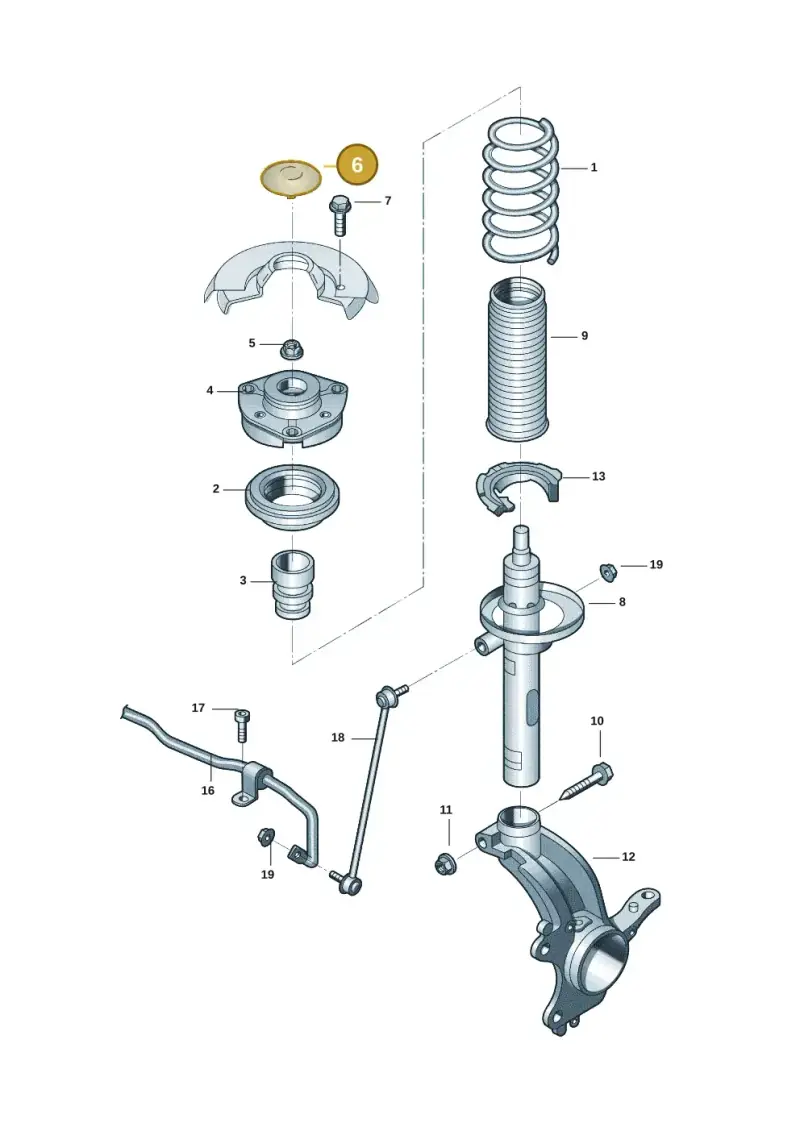 6QD412359 — Volkswagen ID.6 X (2021-) diagram 12d411000, position 6