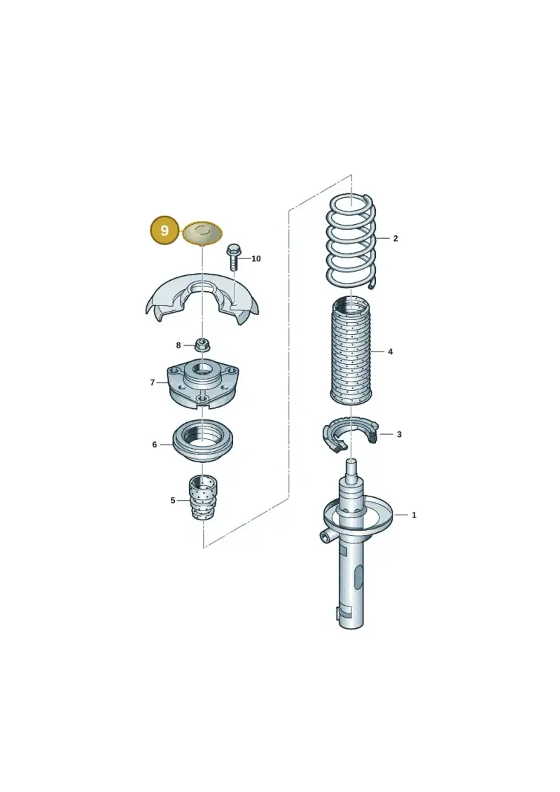 6QD412359 — Volkswagen Tiguan (2024-) diagram 2ka411000, position 9