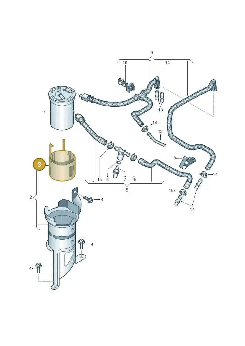 6R0127217B — Audi A1 Sportback (2014-2018) diagram 773127000, position 3