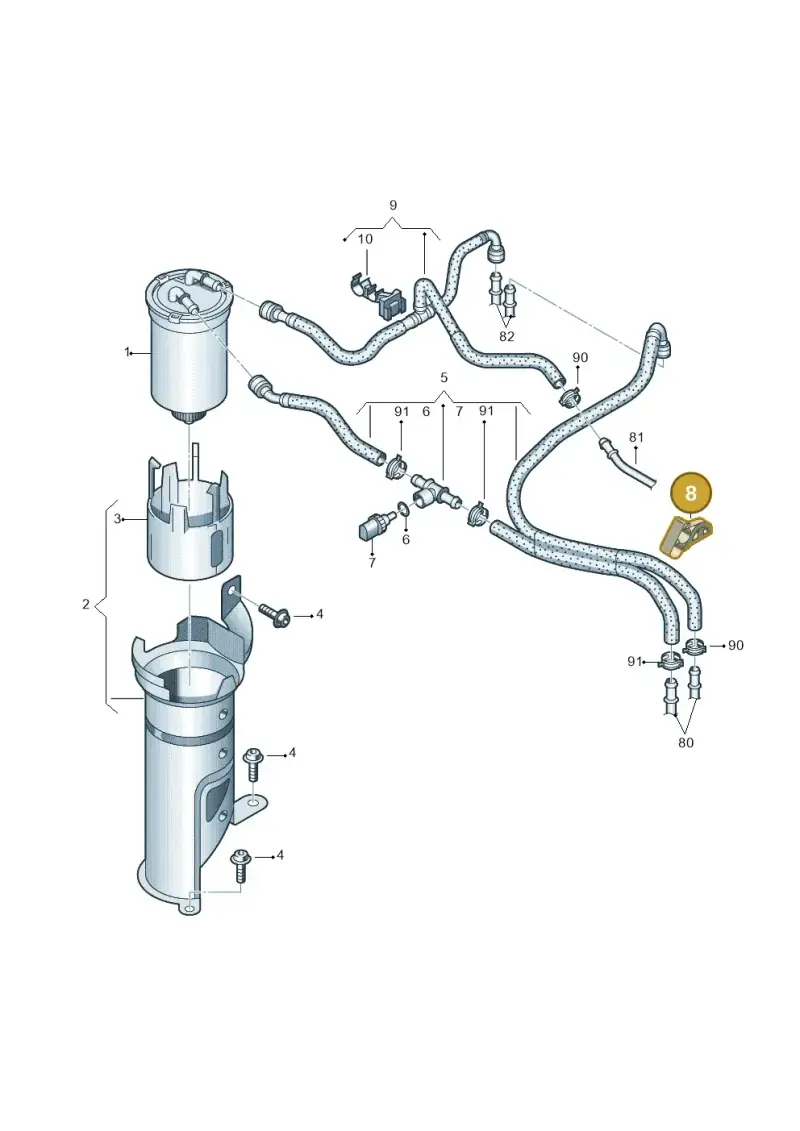 6R0133687D — Skoda Fabia Ambiente (2009-2013) diagram 677127100, position 8