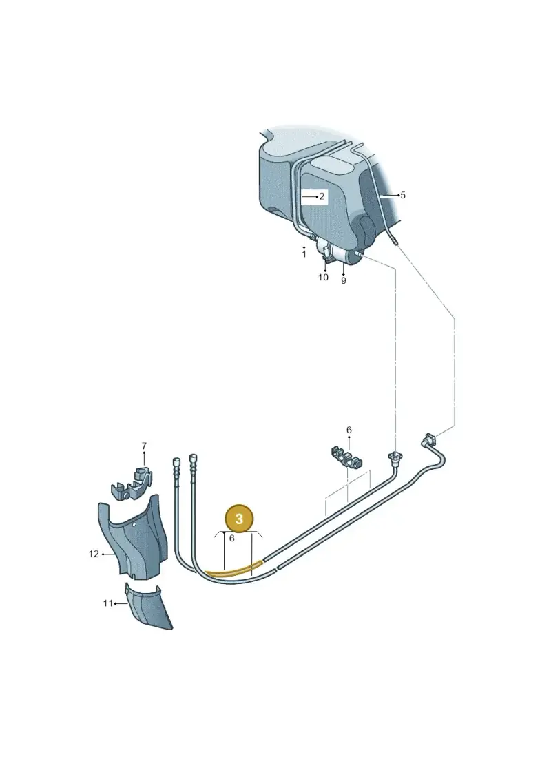 6R0200059AB — Skoda Rapid (2012-2022) diagram 672201400, position 3