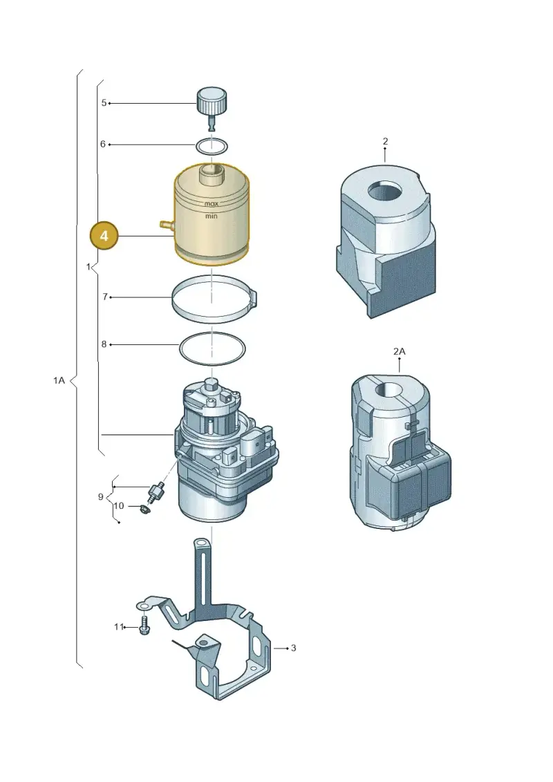 6R0423371 — Volkswagen Polo (2011-2014) diagram 225423450, position 4