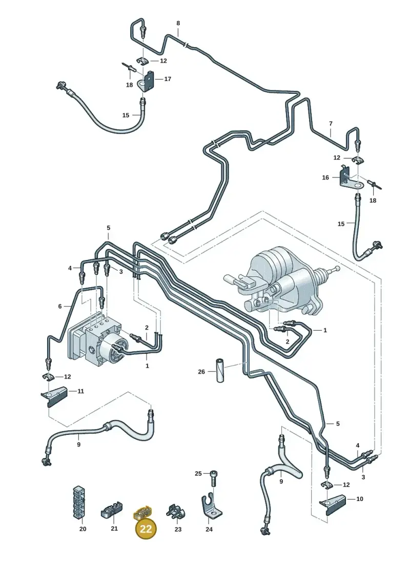 6R0611797D — Volkswagen Multivan (2021-) diagram 7t0611000, position 22