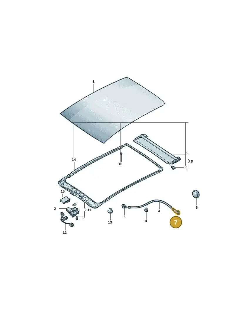 6R0877345 — Volkswagen ID.4 X (2020-) diagram 11d877020, position 7