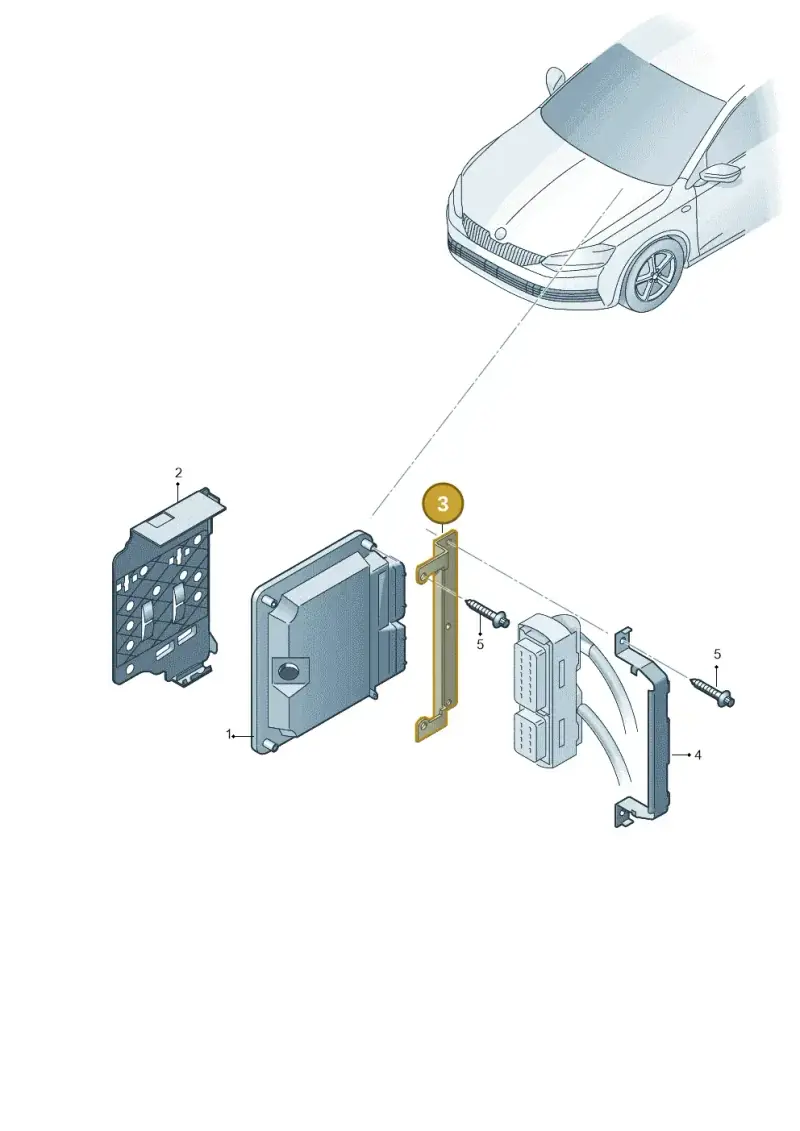 6R0907269 — Skoda Fabia (2014-2022) diagram 797906200, position 3