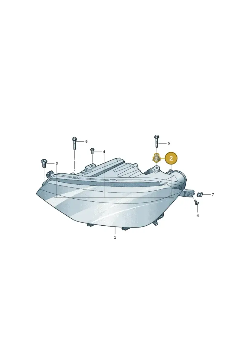 6R0941511 — Volkswagen Polo (2019-) diagram 67c941000, position 2