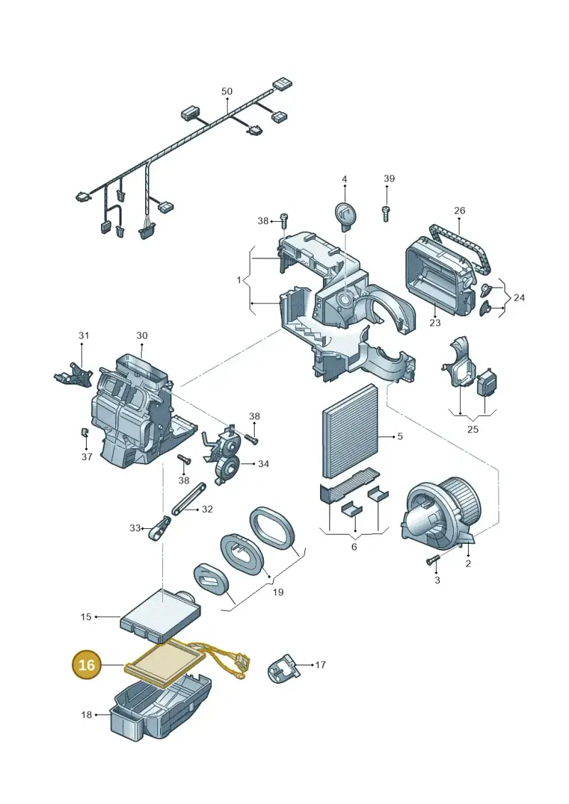 6R0963235 — Skoda Fabia (2014-2022) diagram 773819100, position 16
